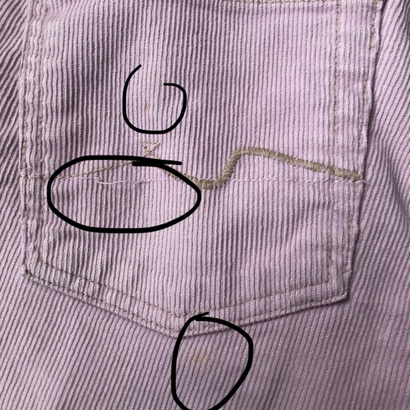7 for all mankind Pink corduroy pants size 28 - Picture 5 of 6